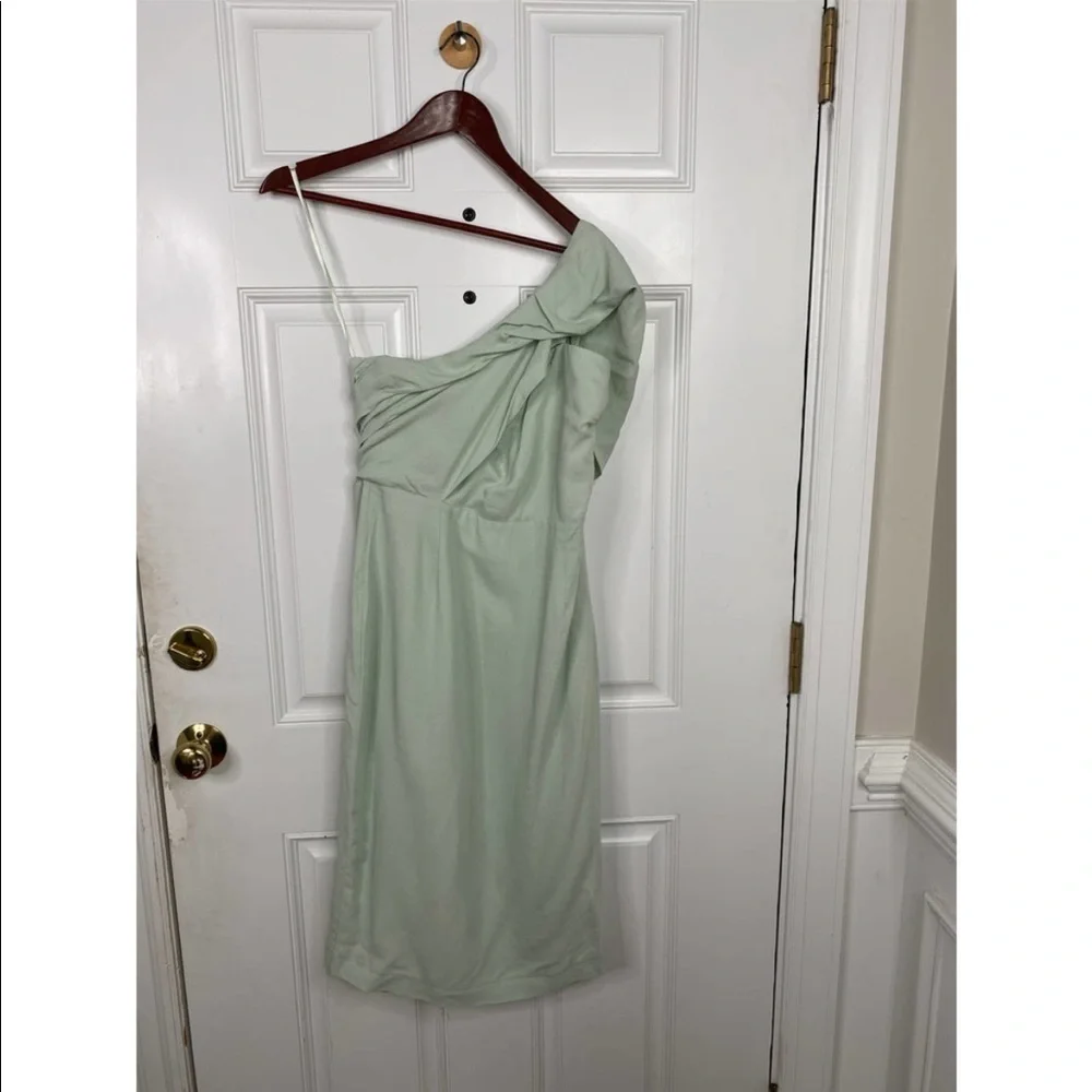 Reiss Riana One Shoulder Women's Bodycon Midi Dress Size: 6 NWOT - Picture 2 of 3